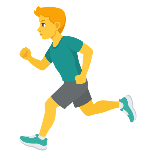 Man Running for JoyPixels 10.0