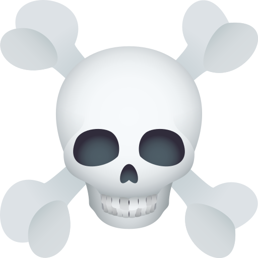 Skull and Crossbones for JoyPixels 10.0