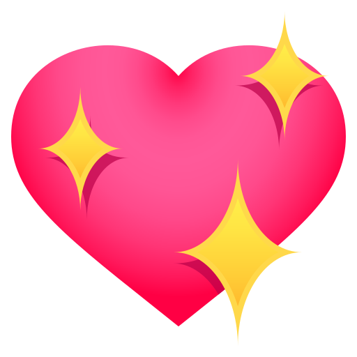 Sparkling Heart for JoyPixels 10.0