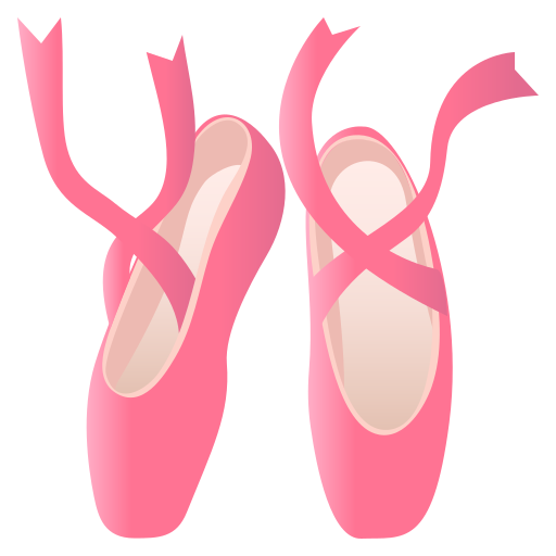 Balletschoenen emoji 🩰