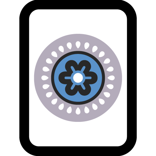 Плитка маджонга Один из кругов для Microsoft Windows 11 23H2