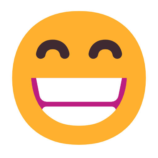 Beaming Face with Smiling Eyes for Microsoft Windows 11 24H2 August 2025 Update