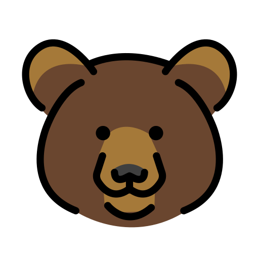Bear for OpenMoji 16.0