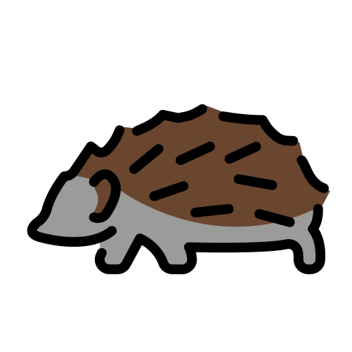 Hedgehog for OpenMoji 16.0