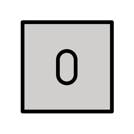 Keycap Digit Zero for OpenMoji 16.0