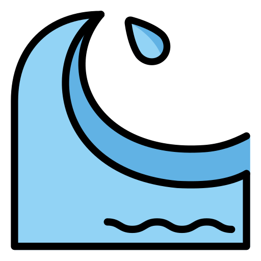 Water Wave for OpenMoji 16.0