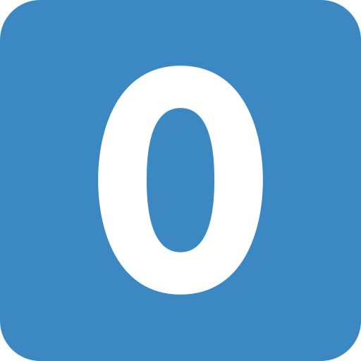 Keycap Digit Zero for Twitter (X) January 2025 Update