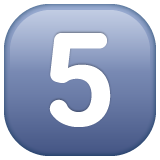 Keycap Digit Five for WhatsApp 2.26.8.72