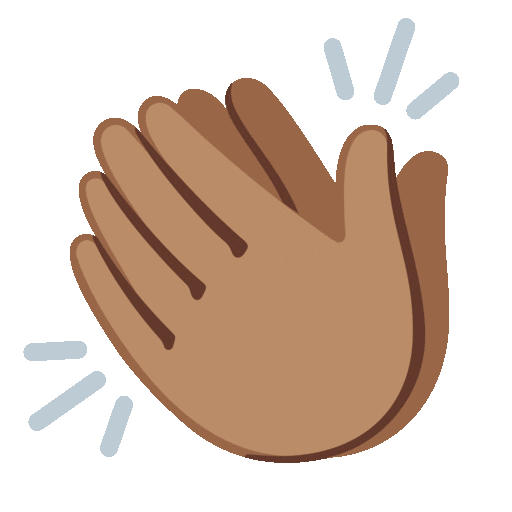 Clapping Hands: Medium Skin Tone