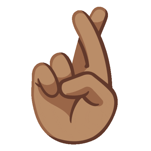 Crossed Fingers: Medium Skin Tone