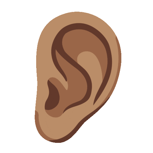 Ear: Medium Skin Tone