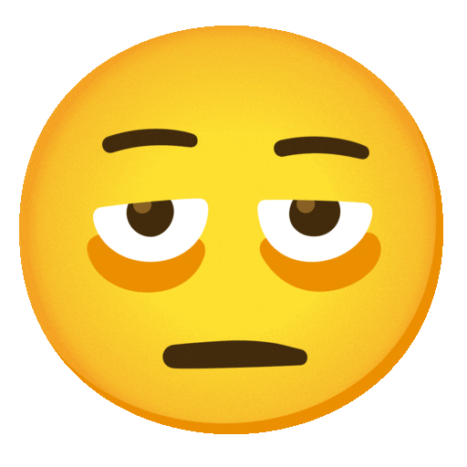 Face with Bags Under Eyes