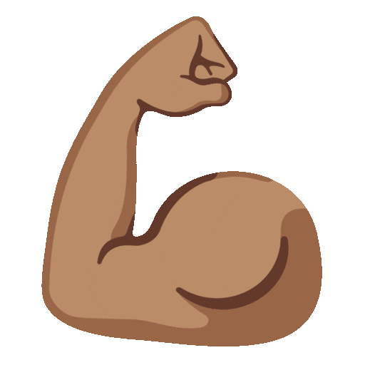 Flexed Biceps: Medium Skin Tone