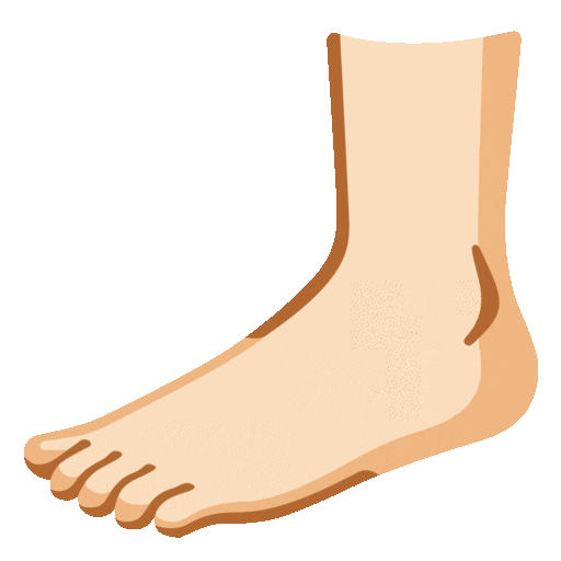 Foot: Light Skin Tone