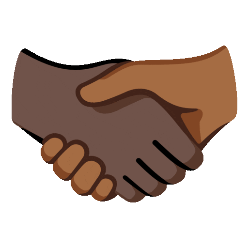 Handshake: Dark Skin Tone, Medium-Dark Skin Tone