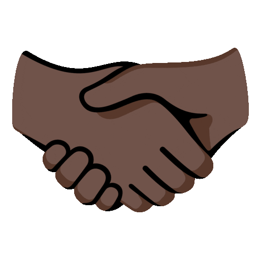 Handshake: Dark Skin Tone