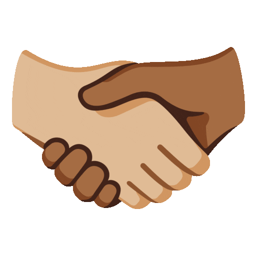 Handshake: Medium-Light Skin Tone, Medium-Dark Skin Tone