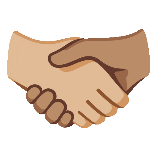 Handshake: Medium-Light Skin Tone, Medium Skin Tone