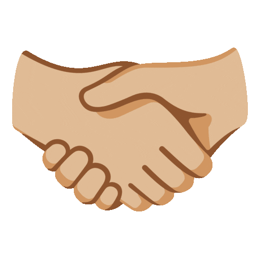 Handshake: Medium-Light Skin Tone