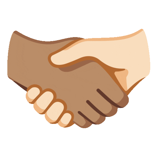 Handshake: Medium Skin Tone, Light Skin Tone