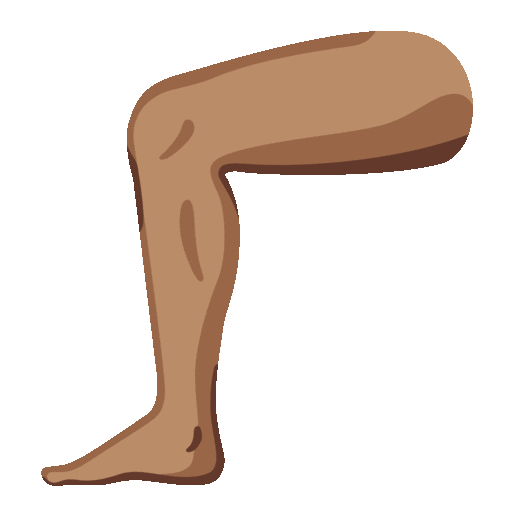 Leg: Medium Skin Tone