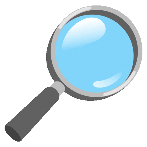 Magnifying Glass Tilted Right