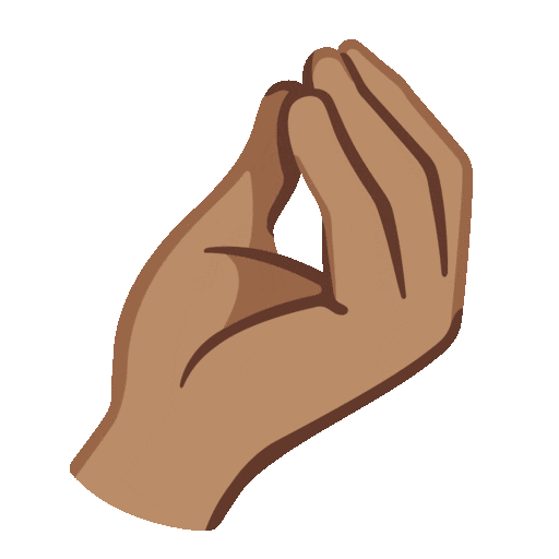 Pinched Fingers: Medium Skin Tone