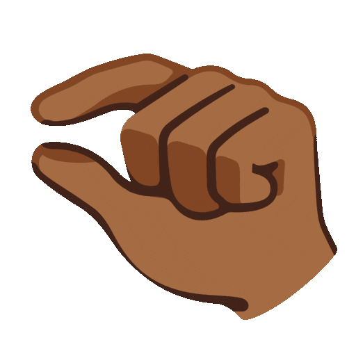 Pinching Hand: Medium-Dark Skin Tone