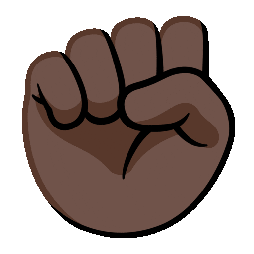 Raised Fist: Dark Skin Tone