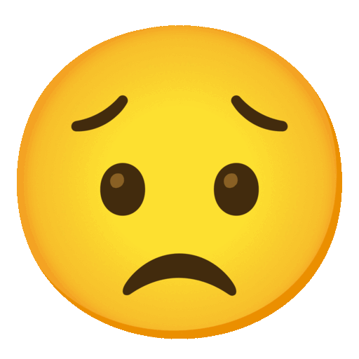 Sad but Relieved Face
