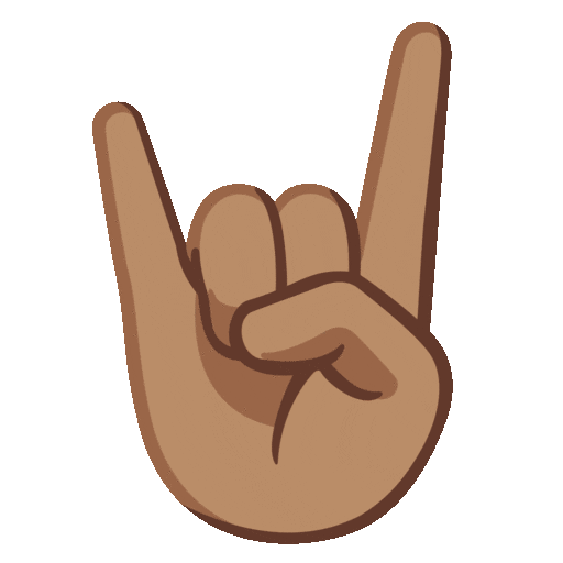 Sign of the Horns: Medium Skin Tone