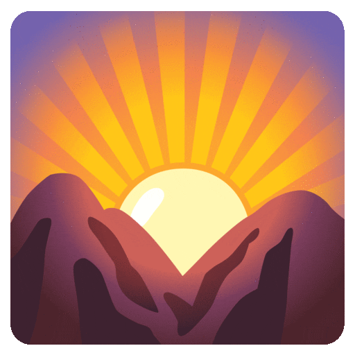 Sunrise Over Mountains