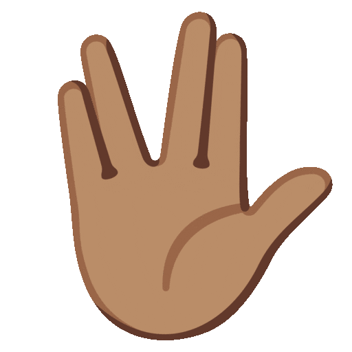 Vulcan Salute: Medium Skin Tone