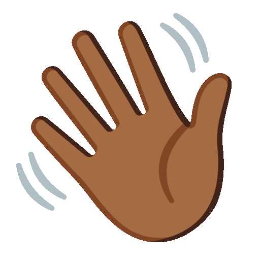 Waving Hand: Medium-Dark Skin Tone