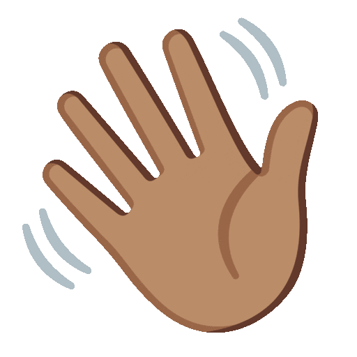 Waving Hand: Medium Skin Tone