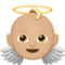 Bebê Anjo: Tom de Pele Médio-Claro