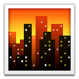 Cidade Ao Anoitecer