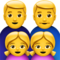 Família: Homem, Homem, Menina, Menina