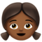 Menina: Tom de Pele Médio-Escuro