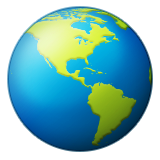 Globo Mostrando As Américas