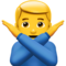 Homem Fazendo Gesto De “Não”