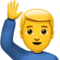 Homem Levantando A Mão