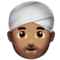 Homem Com Turbante: Tom de Pele Médio