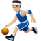 Pessoa Jogando Basquete: Tom de Pele Claro