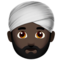 Pessoa Com Turbante: Tom de Pele Escuro