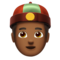 Pessoa Com Gorro Chinês: Tom de Pele Médio-Escuro
