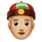 Pessoa Com Gorro Chinês: Tom de Pele Médio-Claro