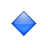Losango Azul Pequeno