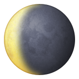 Lua Minguante Côncava