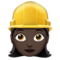 Operária Da Construção: Tom de Pele Escuro